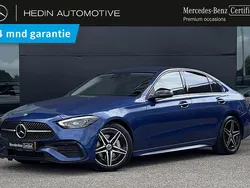 Blauw Gebruikt 2021 Mercedes C220 AMG line Sedan | € 44.750 (Duur)