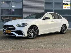Wit Gebruikt 2022 Mercedes C300 AMG line Sedan | € 51.999 (Super prijs)