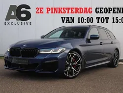 Blauw, metallic lak Gebruikt 2021 BMW 530 Executive Stationwagen | € 54.900