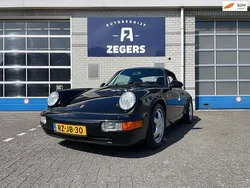 Zwart Gebruikt 1991 Porsche 911 Carrera Cabriolet | € 67.500