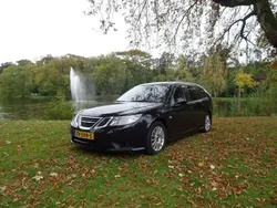 Zwart, andere lak Gebruikt 2009 Saab 9-3 Linear Stationwagen | € 8.450
