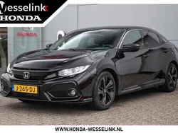 Zwart Gebruikt 2018 Honda Civic Elegance Hatchback | € 18.450 (Eerlijke prijs)