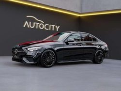 Zwart Gebruikt 2021 Mercedes C180 AMG line Sedan | € 37.950 (Eerlijke prijs)