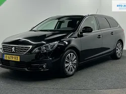 Zwart Gebruikt 2021 Peugeot 308 Allure Stationwagen | € 11.750 (Super prijs)