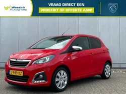 Rood Gebruikt 2020 Peugeot 108 Style Hatchback | € 10.335 (Eerlijke prijs)