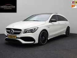 Wit, metallic lak Gebruikt 2018 Mercedes CLA45 AMG Shooting Brake AMG Stationwagen | € 29.499 (Super prijs)