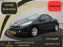 Zwart Gebruikt 2009 Peugeot 207 Roland Garros Cabriolet | € 2.749 (Eerlijke prijs)