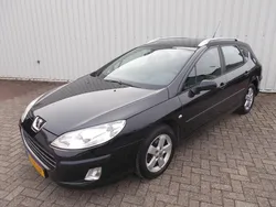 Zwart Gebruikt 2008 Peugeot 407 Stationwagen | € 2.995