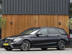 Zwart, metallic lak Gebruikt 2016 Mercedes C450 AMG AMG Stationwagen | € 31.995 (Iets duurder)