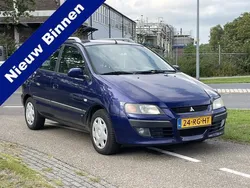 Blauw, metallic lak Gebruikt 2005 Mitsubishi Space Star Inform MPV | € 2.450