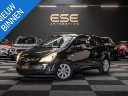 Zwart Gebruikt 2012 Opel Corsa Edition Hatchback | € 2.995 (Eerlijke prijs)