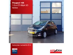 Zwart, metallic lak Gebruikt 2018 Peugeot 108 Active Hatchback | € 8.200 (Eerlijke prijs)