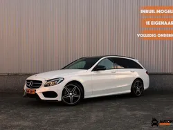 Wit Gebruikt 2015 Mercedes C180 AMG line Stationwagen | € 20.900 (Duur)