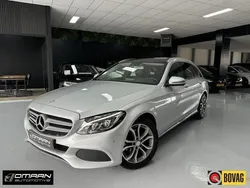 Grijs, metallic lak Gebruikt 2017 Mercedes C180 AMG Stationwagen | € 17.490 (Super prijs)