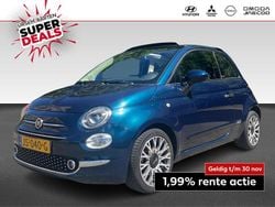 Blauw Gebruikt 2016 Fiat 500C Lounge Cabriolet | € 6.930 (Goede deal)