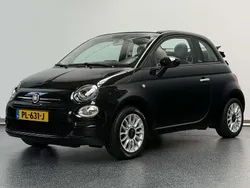 Zwart Gebruikt 2017 Fiat 500C Pop Cabriolet | € 9.950 (Eerlijke prijs)