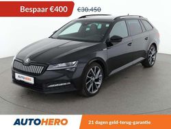 Zwart Gebruikt 2021 Skoda Superb SportLine Stationwagen | € 30.249 (Iets duurder)