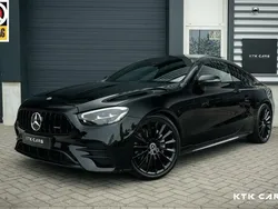 Zwart Gebruikt 2021 Mercedes E200 AMG line Coupé | € 50.950 (Eerlijke prijs)