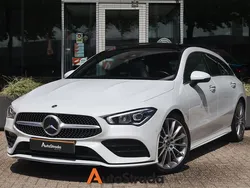 Wit Gebruikt 2023 Mercedes CLA200 Shooting Brake AMG line Stationwagen | € 32.895
