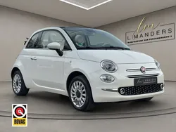 Wit Gebruikt 2017 Fiat 500C Lounge Cabriolet | € 11.495 (Iets duurder)