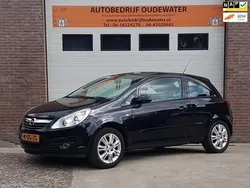 Zwart Gebruikt 2007 Opel Corsa Enjoy Hatchback | € 2.299 (Iets duurder)