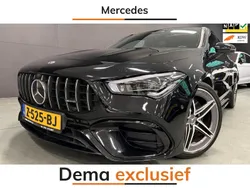 Zwart Gebruikt 2020 Mercedes CLA45 AMG Shooting Brake Premium Plus Stationwagen | € 49.950