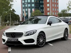 Wit, metallic lak Gebruikt 2016 Mercedes C200 AMG Coupé | € 19.950 (Super prijs)