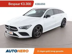 Wit, metallic lak Gebruikt 2019 Mercedes CLA220 Shooting Brake AMG line Stationwagen | € 26.949