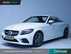 Wit Gebruikt 2019 Mercedes C200 AMG line Cabriolet | € 34.945 (Eerlijke prijs)