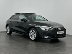 Zwart Gebruikt 2021 Audi A3 Sportback Advanced Hatchback | € 27.950 (Iets duurder)