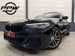 Zwart Gebruikt 2021 BMW 530e M Sport Stationwagen | € 32.850 (Eerlijke prijs)