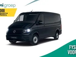 Zwart Nieuw 2024 VW Crafter Trendline Van | € 46.275 (Eerlijke prijs)