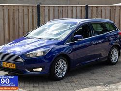 Blauw Gebruikt 2015 Ford Focus Titanium Stationwagen | € 4.445 (Eerlijke prijs)
