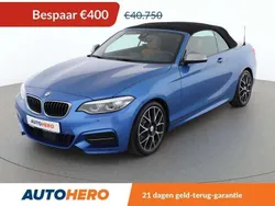 Blauw, metallic lak Gebruikt 2018 BMW M240 M Sport Cabriolet | € 40.549 (Duur)