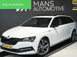 Wit, metallic lak Gebruikt 2022 Skoda Superb Business Line Stationwagen | € 31.950 (Iets duurder)