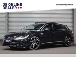 Zwart Gebruikt 2021 VW Arteon R-line Stationwagen | € 30.850 (Eerlijke prijs)
