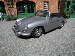 Zilver Gebruikt 1963 Porsche 356 Cabriolet | € 129.500