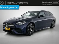 Blauw Gebruikt 2022 Mercedes C180 AMG line Stationwagen | € 39.900 (Duur)