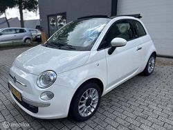 Wit Gebruikt 2012 Fiat 500 Lounge Cabriolet | € 4.995 (Super prijs)