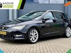 Zwart (metallic) Gebruikt 2015 Seat Leon ST FR Stationwagen | € 8.945 (Eerlijke prijs)