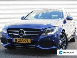 Blauw Gebruikt 2015 Mercedes C180 Prestige Stationwagen | € 18.900 (Goede deal)