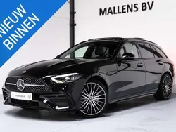 Zwart Gebruikt 2022 Mercedes C300e AMG line Stationwagen | € 42.950 (Iets duurder)