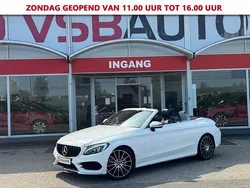 Wit, andere lak Gebruikt 2017 Mercedes C180 AMG Cabriolet | € 27.950 (Goede deal)