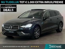 Pine grey metallic (724) (grijs metallic) Gebruikt 2021 Volvo V60 Inscription Stationwagen | € 33.400 (Goede deal)