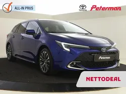 Blauw, metallic lak Gebruikt 2024 Toyota Corolla Edition Stationwagen | € 29.499 (Eerlijke prijs)