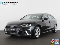 Zwart Gebruikt 2024 Audi A4 S-Line Stationwagen | € 40.645