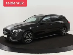 Zwart Gebruikt 2022 Mercedes C300 AMG Stationwagen | € 35.900 (Eerlijke prijs)