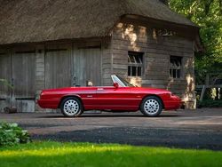 Rood Gebruikt 1990 Alfa Romeo Spider Quadrifoglio Verde Cabriolet | € 22.500
