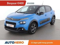 Blauw Gebruikt 2018 Citroën C3 PureTech Hatchback | € 9.349 (Eerlijke prijs)