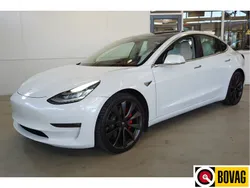 Wit Gebruikt 2020 Tesla Model 3 Performance Sedan | € 28.950 (Eerlijke prijs)